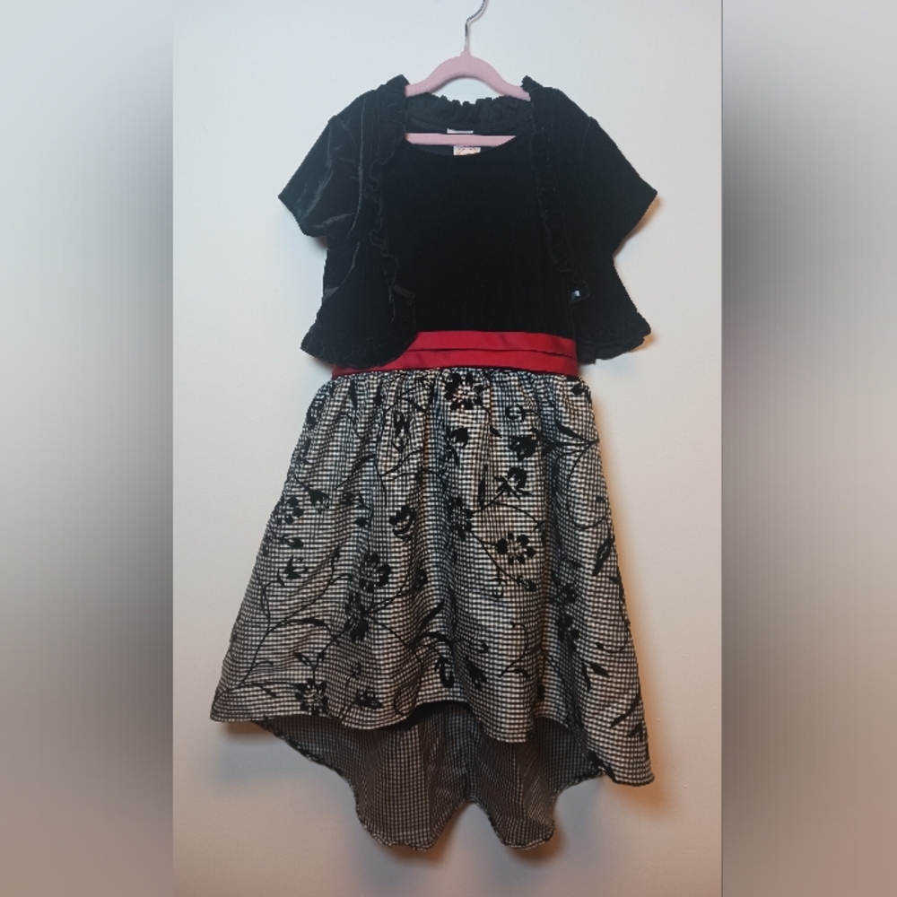 Wonder Nation Black and Red Formal Kids Dress